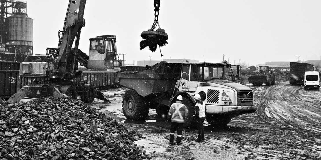 Scrap Metal Recycling and Mill Services Truck