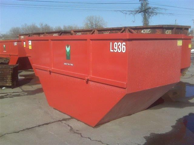 Lugger bins for scrap metal recycling